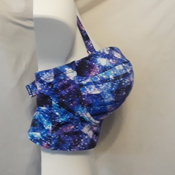 TORRID 2/2X BIKINI Top Galaxy Space Vixen PushUp - Picture 4 of 4